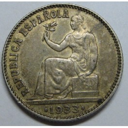 1933- 1 PESETA - ESPAÑA - SEGUNDA REPUBLICA 