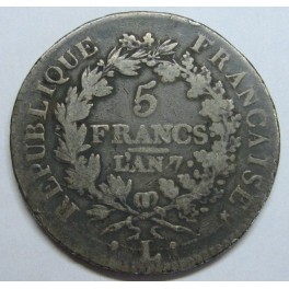 1798/99 - L - GARANTIE NATIONALE - 5 FRANCS - FRANCIA 
