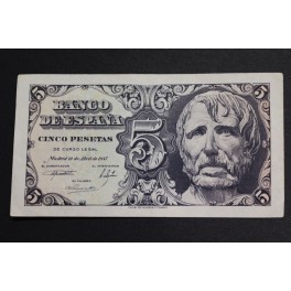 1947-SENECA - 5 PESETAS -BANCO ESPAÑA - BILLETE 