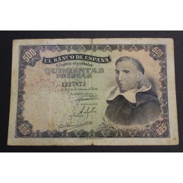 1946- VITORIA - 500 PESETA - BANCO ESPAÑA-BILLETE