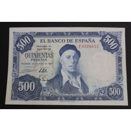 1954- ZULOAGA - 500 PESETA - BANCO ESPAÑA