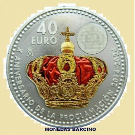 2024- ANIVERSARIO - 40 EUROS - ESPAÑA - PLATA 