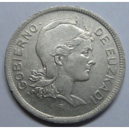 1937- EUZKADI GOBIERNO - 2 PESETAS