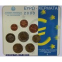 2003-KEPMATA - EUROS - GRECIA - 8 MONEDAS 