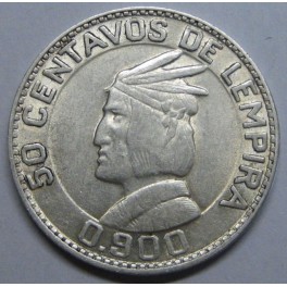 1931 - 50 CENTAVOS - HONDURAS - CHIELF LEMPIRA