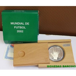 2002- GUANTE - 10 EUROS - ESPAÑA -MUDIAL FUTBOL 