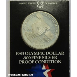 1983-OLIMPIADAS -DOLAR-USA - ONZA - ESTADOS UNIDOS