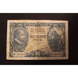 1940- HERRERA -SERIE E -25 PESETAS- BANCO ESPAÑA 