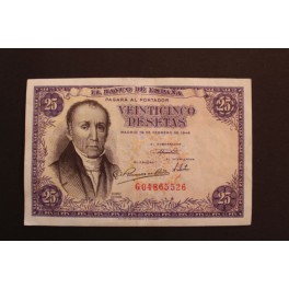 1946- ESTRADA -SERIE G -25 PESETAS- BANCO ESPAÑA 