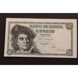 1948- ELCANO -SERIE K - 5 PESETAS -BANCO ESPAÑA 