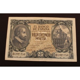 1940- HERRERA -SERIE E -25 PESETAS- BANCO ESPAÑA 