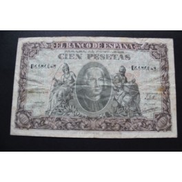 1940- COLON - SERIE D -100 PESETAS- BANCO ESPAÑA  