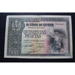 1940 CONDE ORGAZ - SIN SERIE - 500 PESETAS