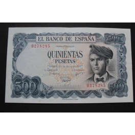 1971- VERDAGUER -SIN SERIE - 500 PESETAS - MADRID