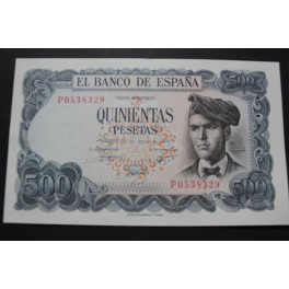 1971- VERDAGUER -  SERIE P - 500 PESETAS