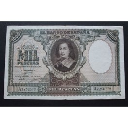 1940- MURILLO - SERIE A - 1000 PESETAS - MADRID