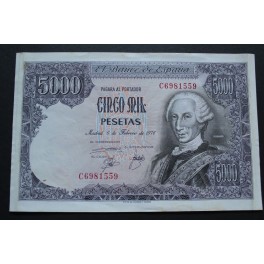 1976- CARLOS III -SERIE C- 5000 PESETAS - MADRID