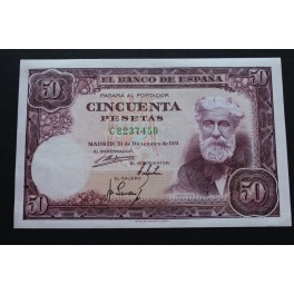 1951 - RUSIÑOL - SERIE C - 50 PESETAS - MADRID