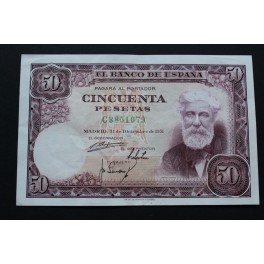 1951 - RUSIÑOL - SERIE C - 50 PESETAS - MADRID