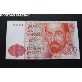 1980 - JIMENEZ -SIN SERIE- 2000 PESETAS - MADRID