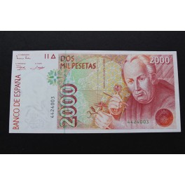 1992 - MUTIS - SIN SERIE  - 2000 PESETAS - MADRID