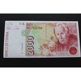 1992 - MUTIS -SERIE E - 2000 PESETAS- MADRID