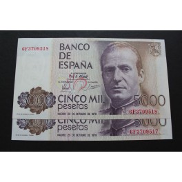 1979 - J. CARLOS - SERIE 6f - 5000 PESETAS - MADRID