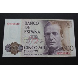 1979 - J. CARLOS -SERIE 6F - 5000 PESETAS- PAREJA