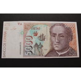 1992 - COLON - SERIE 6D - 5000 PESETAS - MADRID