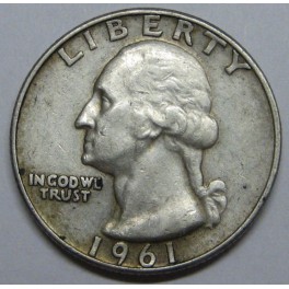 1961- WASHINGTON -USA - QUARTER DOLLAR -