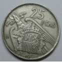 1957 -BA - FRANCISCO FRANCO  - 25 PESETAS - BARCELONA