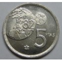 1975- 80- DURO ERROR - 5 PESETAS - ESPAÑA