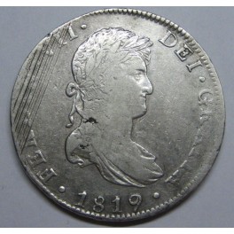 1819- MEXICO - 8 REALES - FERNANDO VII - PLATA