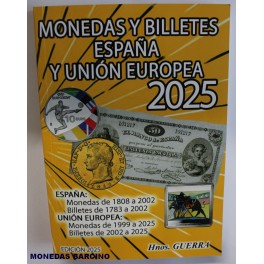 2025 - MONEDAS - BILLETES -ESPAÑA - EUROPA