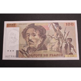 1990 -100 FRANCS - EUGENE DELACROIX - FRANCIA 