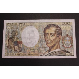 1987- 200 FRANCS -FRANCIA - MONTESQUIEU - FRANCE 