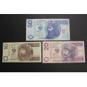 1994- POLONIA - 10-20-50 ZLOTYCH - 3 BILLETES