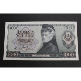 1966- BERTHA SUTTNER- 1000 SCHILLING - AUSTRIA 