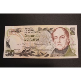 1981- VENEZUELA - 50 BOLIVARES -ANDRES BELLO