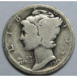 1917- FILADELFIA-USA - DIME - ESTADOS UNIDOS