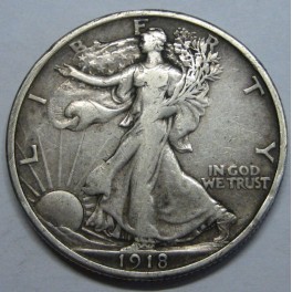 1918- FILADELFIA - USA - HALF DOLLAR - LIBERTY