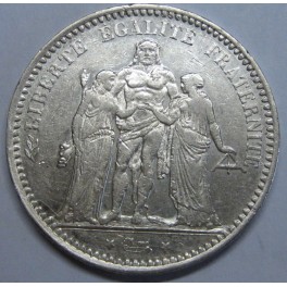 1873 - HERCULES - 5 FRANCS - FRANCIA - PLATA