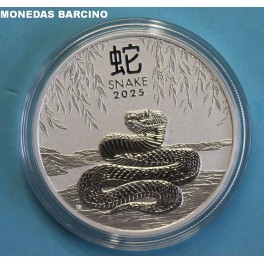 2025-SNAKE - DOLLAR- AUSTRALIA- PLATA-ONZA