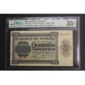 1936 - BURGOS - SERIE B - 55 PMG - 500 PESETAS