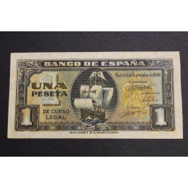 1940- SANTA MARIA -SERIE A - 1 PESETA - MADRID