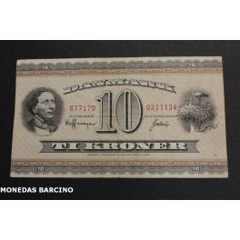 1970- DINAMARCA -10 KRONER- ANDERSEN - BILLETE