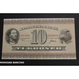 1970-71- DINAMARCA -10 KRONER - ANDERSEN 