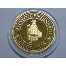 1990 - V CENTENARIO - 20000 PESETAS - TUPAC AMARU INGA