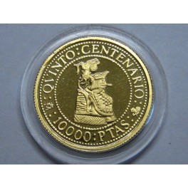 1990 - V CENTENARIO - 10000 PESETAS - QUAUHTEMOC