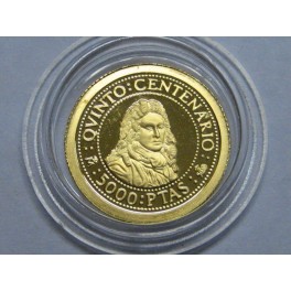 1990 - V CENTENARIO - 5000 PESETAS - FELIPE V